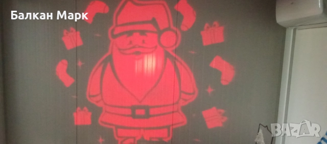 🎄✨ Коледен фасаден LED прожектор – създай празнично настроение у дома! ✨🎄
