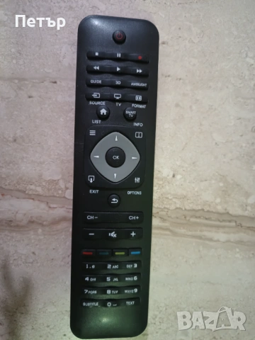 Продавам дистанционно за телевизор Philips 32PFL4007H/12, снимка 2 - Части и Платки - 54282445