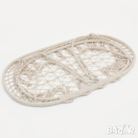 Двойна бежова градинска люлка за двама с възглавници, снимка 8 - Градински мебели, декорация  - 51039020