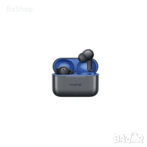 Realme Buds T200 – Безжични слушалки, Сиви, AI Noise Cancel, Оригинал