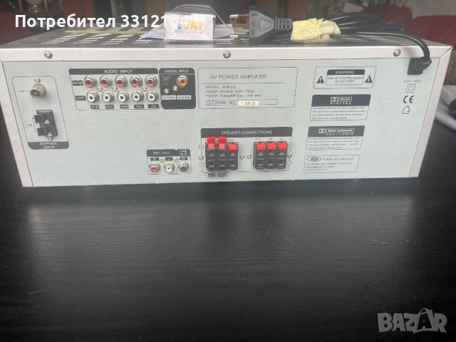 Eltax AVR-200, снимка 2 - Ресийвъри, усилватели, смесителни пултове - 54287230