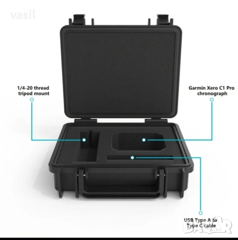 Удароустойчив кейс за Xero C1 Pro – Твърд защитен куфар, снимка 2 - Оборудване и аксесоари за оръжия - 53626983