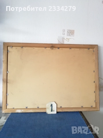 Стари картини, рисувани на платно с автографи , снимка 6 - Антикварни и старинни предмети - 49244519