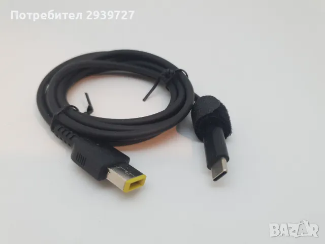 Кабелен адаптер за лаптоп Lenovo - 65W USB C PD, снимка 3 - Части за лаптопи - 47205816