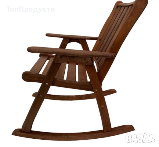 Люлеещ се стол, Muhler Meranti, снимка 2 - Столове - 53147845