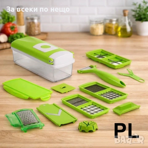 Nicer Dicer Plus многофункционално ренде + 3 големи порцеланови купи – Промоция 1+1 Код P2023, снимка 5 - Аксесоари за кухня - 53937167
