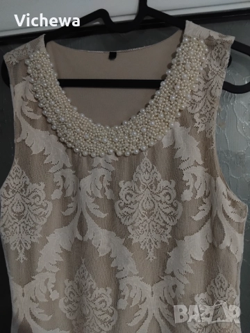 Дантелена рокля, снимка 3 - Рокли - 51940712