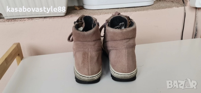 Боти Gabor Естествен велур 36.5н., снимка 6 - Дамски боти - 52281312
