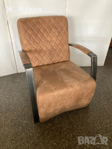 Луксозен фотьойл – модерен дизайн и комфорт, снимка 2 - Дивани и мека мебел - 54162198