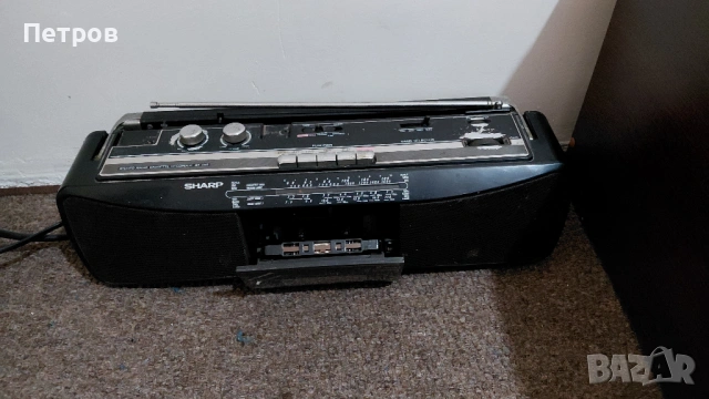 Радиокасетофон SHARP QT-249Z (BK) Добро състояние, касетката, снимка 3 - Радиокасетофони, транзистори - 52802786