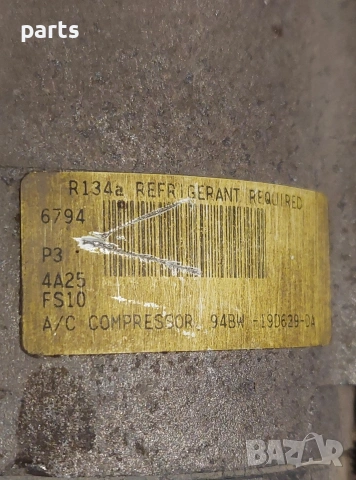 Компресор Климатик Форд Мондео - 94BW19D629DA, снимка 6 - Части - 53461468