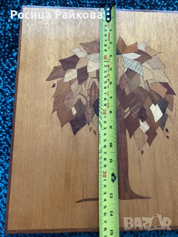 Картина от дърво, снимка 4 - Антикварни и старинни предмети - 50271752
