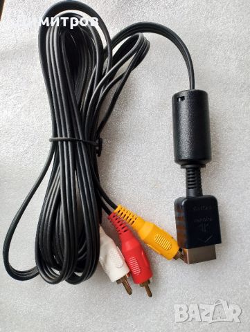 Оригинален захранващ адаптер 8,5v за Ps2+AV кабел Ps1, ps2,ps3, снимка 2 - Игри за PlayStation - 45314494