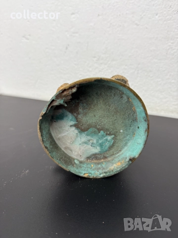 Бронзова фигура на богиня - Сарасвати. №7424, снимка 9 - Антикварни и старинни предмети - 51935707