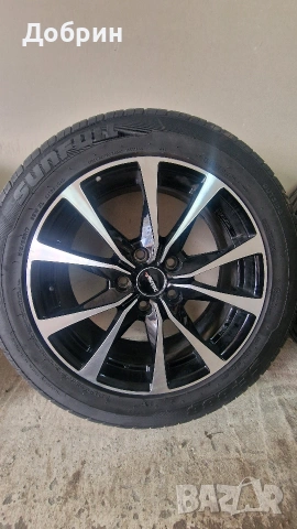 Джанти и гуми17 ки Тойота и датчици, снимка 4 - Гуми и джанти - 53557321