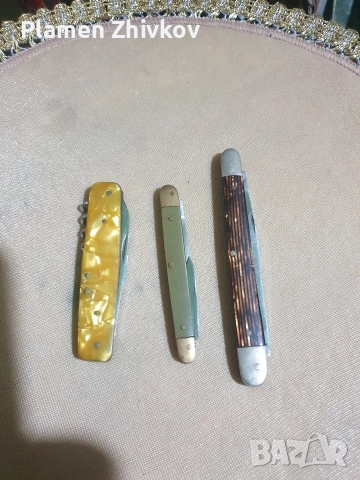 стари джобни чекики Не са брилянтни но много добри , снимка 2 - Ножове - 52747951