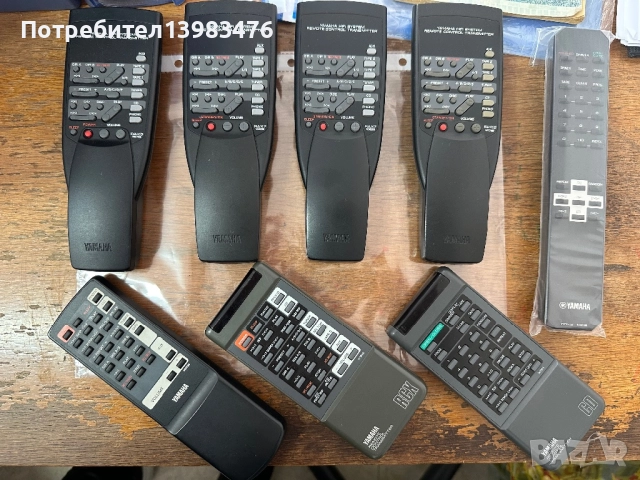 Аудио техника Yamaha. Дистанционни управления.