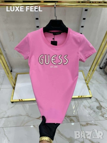 Guess 💎Дамски Тениски , снимка 3 - Тениски - 53236491