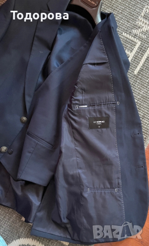 Тъмносиньо мъжко сако LCW, снимка 2 - Сака - 54092599