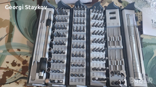 128 в 1 Комплект прецизни инструменти , снимка 2 - Отвертки - 53765091