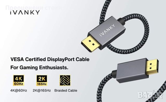 Двупосочен DisplayPort кабел