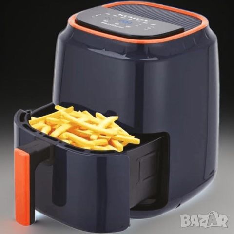 Фритюрник KUMTEL Airfryer с LED дисплей и сензорно управление, снимка 3 - Фритюрници - 46790543