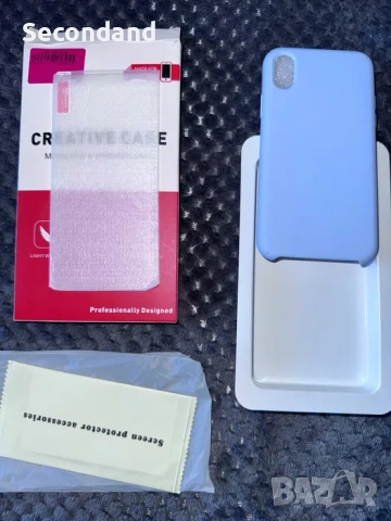 Калъф Creative Case за iPhone X (със стъклен протектор)