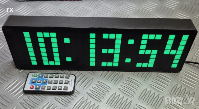 Голям часовник Pixel Timer DK-7607 – LED Дисплей с Дистанционно, снимка 2 - Други стоки за дома - 53039909
