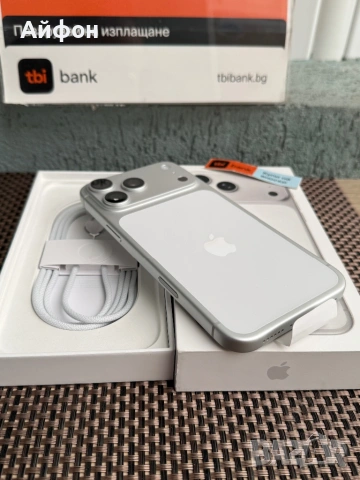 НОВ! *ЛИЗИНГ* iPhone 17 Pro Max 256Gb Silver Гаранция, снимка 10 - Apple iPhone - 53230048