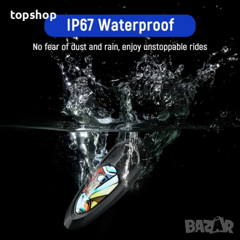 LEXIN GTX 2 броя Bluetooth интеркоми до 10 мотоциклетисти,  Шумопотискане, IP67..., снимка 7 - Аксесоари и консумативи - 50452932