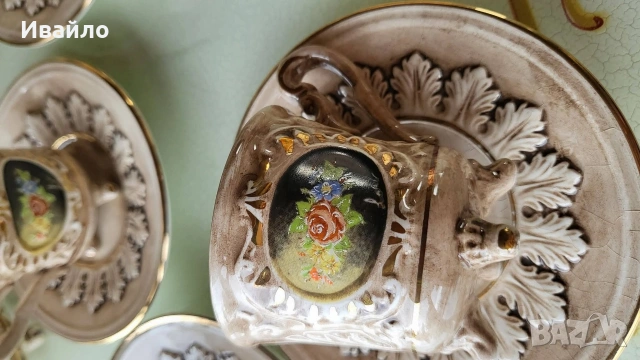 Сервиз за кафе Capodimonte , снимка 9 - Сервизи - 54091885