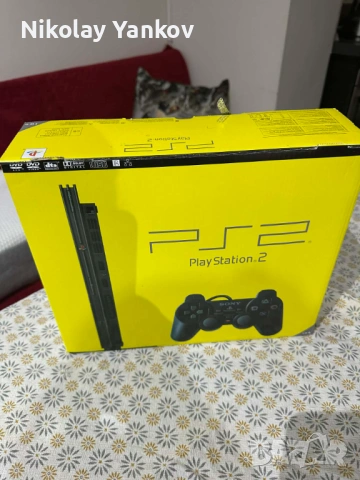 Playstation 2 в кутията, реставриран. Всички кабели., снимка 2 - PlayStation конзоли - 53058741