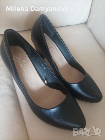 Елегантни затворени обувки, естествена кожа, от Tendenz 