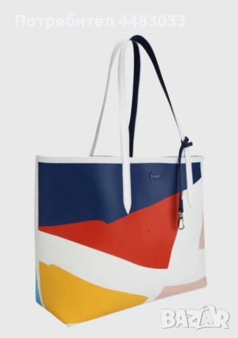 Дамска чанта Lacoste с възможност за двустранно използване