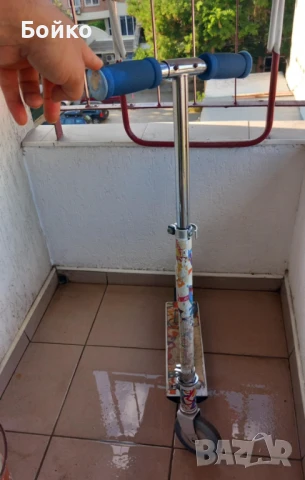 Детска тротинетка (на задно колело липсва лагер), снимка 4 - Скутери и тротинетки - 50675983