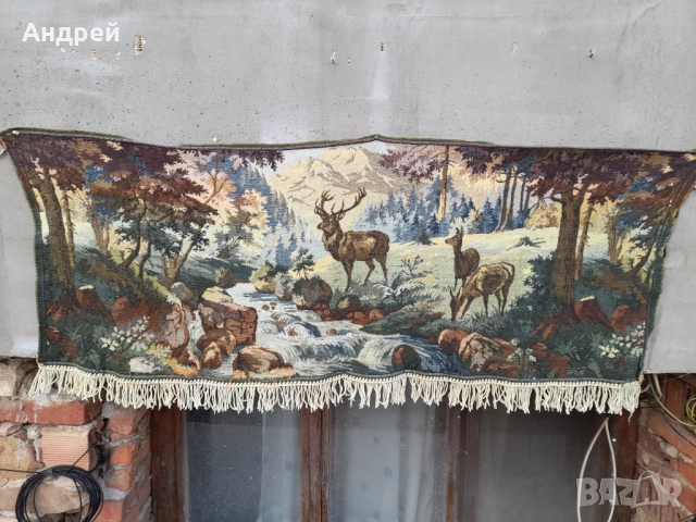 Старинен ковьор,покривка за стена #286, снимка 2 - Антикварни и старинни предмети - 51595942