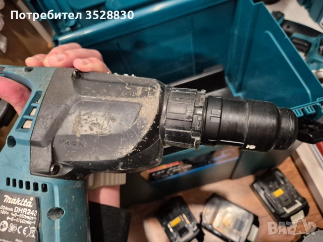 Макита акумулаторен перфоратор 18V Makita DHR243 с куфар Макпак 4 Makpac 4, снимка 7 - Други инструменти - 54148313