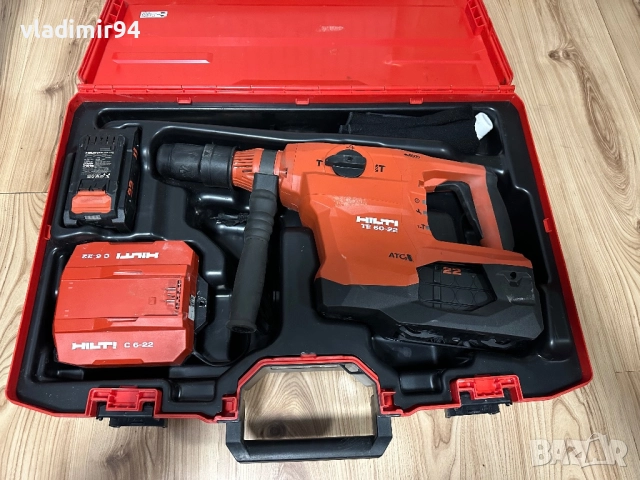 Hilti TE 60-22 Nuron (SDS MAX) 2024г, снимка 2 - Къртачи - 52677065