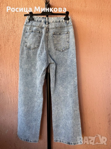 Дамски дънки с камъчета, снимка 2 - Дънки - 53845724