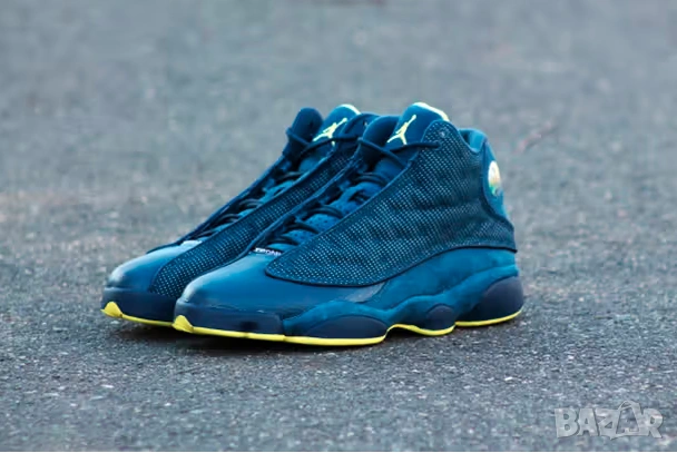 оригинални маратонки Air Jordan 13 Retro Squadron Blue номер 43, снимка 10 - Маратонки - 53088978