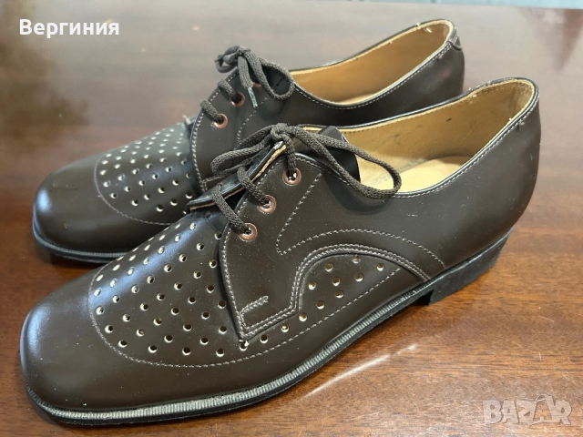 Мъжки офицерски обувки 42 номер, снимка 2 - Ежедневни обувки - 52212578