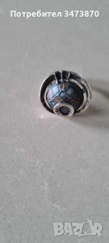 Сребърен пръстен с керамика , снимка 3 - Пръстени - 45957648