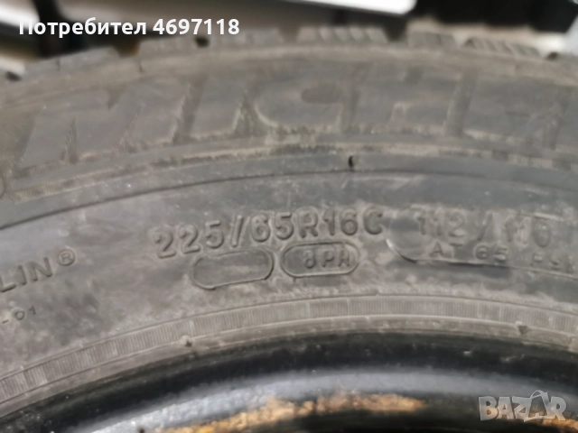 225/65/16C, снимка 3 - Гуми и джанти - 52950538