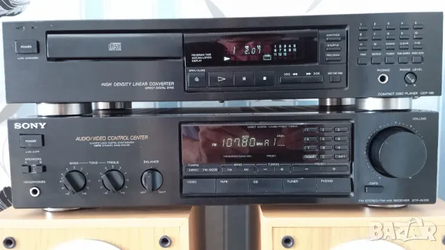 ОБЩО Уредба Sony + Тонколони Eltax  ресийвър цд плеър сд плеар receiver сони cd player тон колони, снимка 6 - Аудиосистеми - 47508909