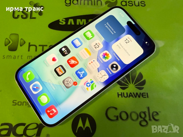 iPhone 15 Blue 128gb 95% батерия.Гаранция, снимка 2 - Apple iPhone - 52751529