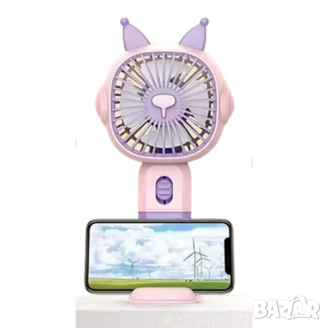 Компактен преносим акумулаторен USB вентилатор, снимка 2 - Друга електроника - 52099427