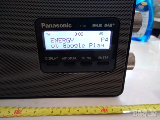 FM/DAB радиоприемник PANASONIC RF-D10, снимка 5 - Радиокасетофони, транзистори - 54097226