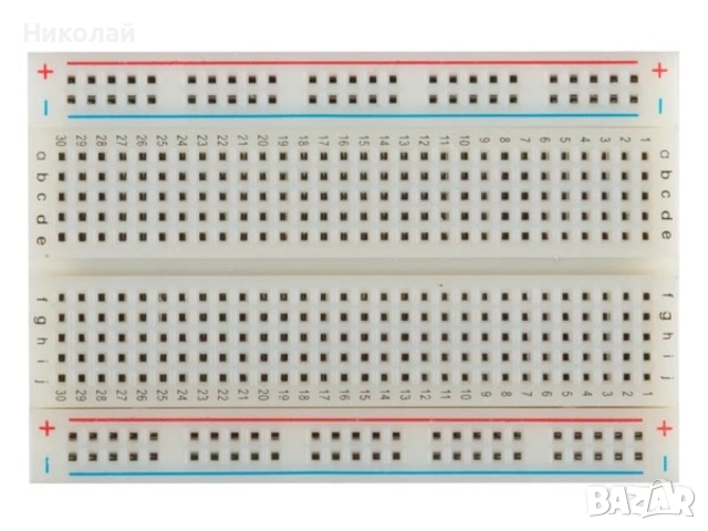 Макетна платка Velleman VTBB3 (Breadboard) за прототипиране – 400 гнезда, снимка 2 - Друга електроника - 53224163