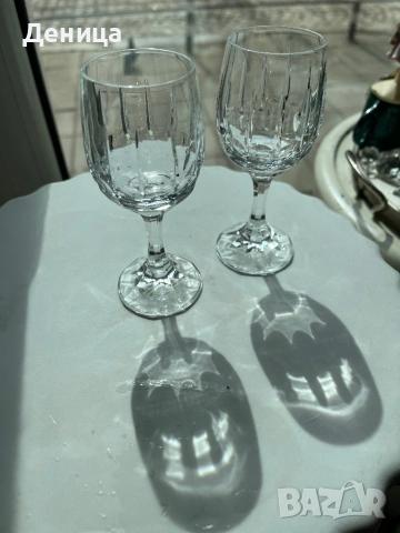 Две кристални бонбончета⚜️ Вместимост-80 мл на око и височина-12 см Цена-10€, снимка 3 - Чаши - 54047977