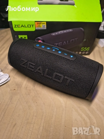 ZEALOT Bluetooth високоговорител 40W преносим с BassUp технология, водоустойчив високоговорител , снимка 3 - Bluetooth тонколони - 52672988